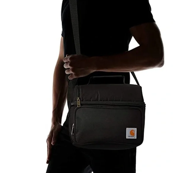 Carhartt BLACK Insulated Lunch Cooler Bag New - Picture 4 of 5